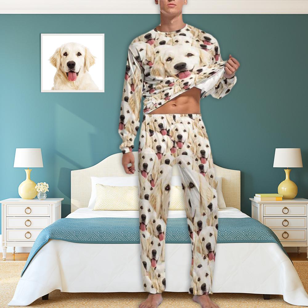 Dog Face On Pajamas
 Pajamas with Pet Face Personalized My Dog Face Pajamas