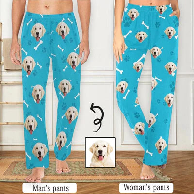 Pants with pet face