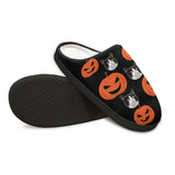 Halloween Custom Face Pumpkin Cotton Slippers For Adult&Kids Personalized Non-Slip Slippers Warm House Shoes