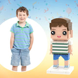 Full Body Customizable 1 Person Custom Brick Figures Small Particle Block Brick Me Figures Toy