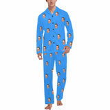 [Up To 5 Faces] Custom Face Pajama Sets Men's Personalized Sleepwear