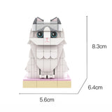 Fully Body Customizable 1 Cat Photo Custom Brick Figures Small Particle Block Brick Me Figures Customized Cat Only