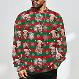 Xmas Special-Custom Mens Ugly Christmas Sweater Personalized Face Sweathirt Jumpers Funny Knitted Pullover Tops Xmas Novelty Sweaters