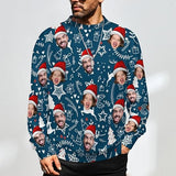 Xmas Special-Custom Mens Ugly Christmas Sweater Personalized Face Sweathirt Jumpers Funny Knitted Pullover Tops Xmas Novelty Sweaters