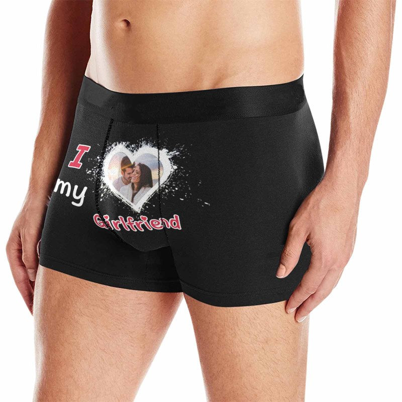 Custom Couple Matching Lingerie Briefs Love Photo Personalized Face Underwear For Couple Gifts Made for You Gift