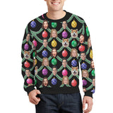 Custom Face Christmas Light Sweater for Family Christmas Ugly Sweater Xmas Party