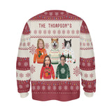 Custom 5 Photos Sweater for Family Christmas Ugly Sweater Xmas Party