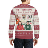 Custom 5 Photos Sweater for Family Christmas Ugly Sweater Xmas Party