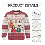 Custom 5 Photos Sweater for Family Christmas Ugly Sweater Xmas Party