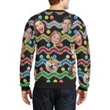 Custom Face Christmas Ribbon Sweater for Family Christmas Ugly Sweater Xmas Party