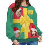 Custom Face Gift Sweater for Family Christmas Ugly Sweater Xmas Party  Personalized Photo Ugly Sweater