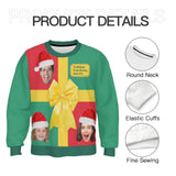 Custom Face Gift Sweater for Family Christmas Ugly Sweater Xmas Party  Personalized Photo Ugly Sweater