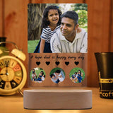 Custom Photo My Love Dad Clear Acrylic Plaque