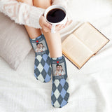 Father's Day-Custom Photo We Love You Daddy Socks Low Cut Ankle Socks