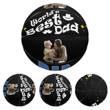 Custom Face Best Dad Basketball Personalized Basketball Gift for Any Basketball Fan