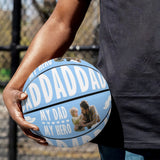 Custom Photo My Dad Basketball Personalized Basketball Gift for Any Basketball Fan