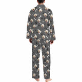 Custom Face Pajama Sets Personalized My Pet Dog Face Sleepwear for Men