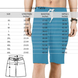 Custom Face Best Dad Men's Beach Shorts