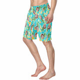 Hot Selling Custom Face Pineapple Personalized Photo Men's Elastic Beach Shorts