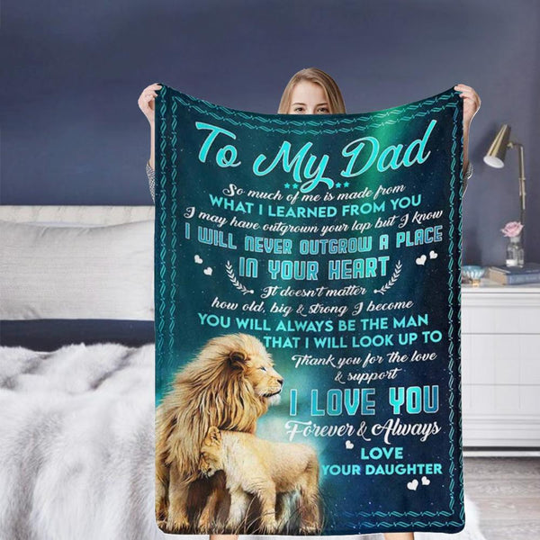 To My Dad Ultra-Soft Micro Fleece Blanket