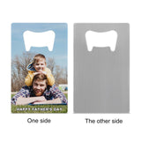 Custom Photo&Text Bottle Opener - Fathers Day Gift - Personalized Barware Beer Opener Gift for Dad/Him