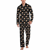 Custom Face Pajama Sets Pet Face on Men's Sleepwear Pajamas with Pet Picture