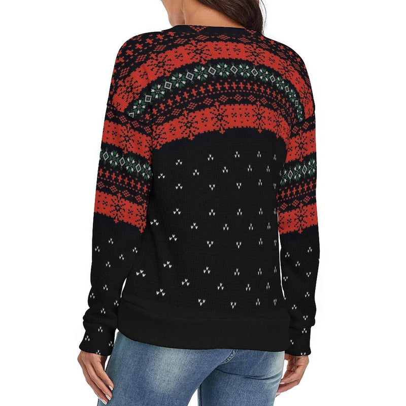 Custom Couple Matching Custom Face Sweater I'm Yours Long Sleeve Ugly Christmas Sweater Tops for Men and Women - YesCustom