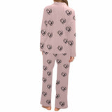 [Up To 5 Faces] Custom Face Profile Pajama Sets Women's Personalized Sleepwear Face Pajamas