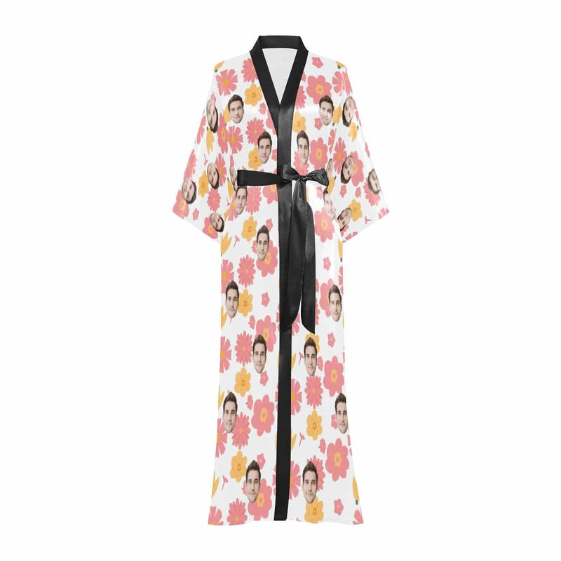 FacePajamas T-Shirts 20230922-´÷Àֿµ-4  Women&#039;s Long Kimono Robe