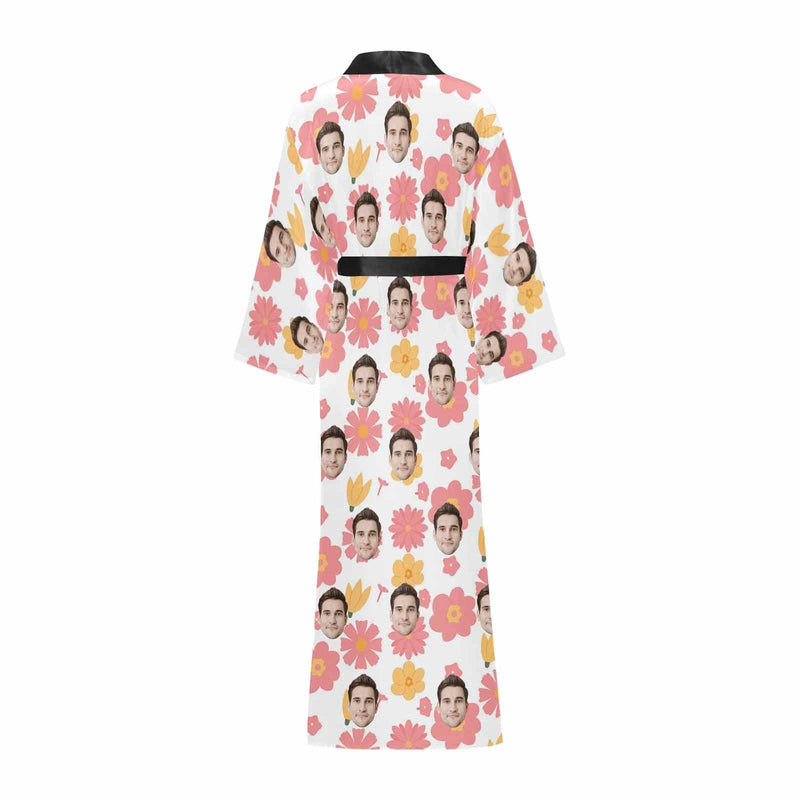 FacePajamas T-Shirts 20230922-´÷Àֿµ-4  Women&#039;s Long Kimono Robe