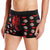 FacePajamas Men Underwear Black / XS Custom Face Gift Love You Men's Boxer Briefs Made for You Custom Underwear Unique Valentine's Day Gift