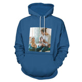 FacePajamas Hoodie-2WH-SDS Blue / S Custom Photo Plus Size Hoodie with Pictures on It Black?Hoodie?with?Design Personalized Face Unisex Loose Hoodie Custom Top Outfits