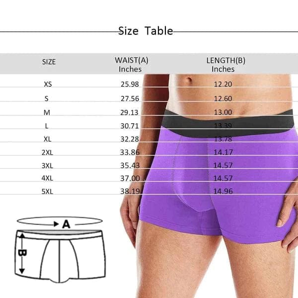 FacePajamas Men Underwear Custom Boxers Personalized Green Underwear with Face Close And Open Tomorrow Custom Men's Boxer Briefs