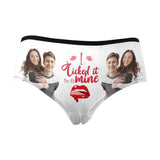 Custom Couple Matching Lingerie Briefs I Licked it So It's Mine Personalized Face Underwear For Couple Gifts Made for Your Gift