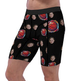 FacePajamas Sports Briefs-2GG-SDS Custom Face Ball Men's Sports Boxer Briefs Design Your Own Personalized Underwear For Valentine's Day Gift