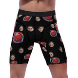 FacePajamas Sports Briefs-2GG-SDS Custom Face Ball Men's Sports Boxer Briefs Design Your Own Personalized Underwear For Valentine's Day Gift