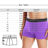 FacePajamas Men Underwear Custom Face Banana Warning Men's Boxer Briefs Made for You Personalized Briefs For Valentine's Day Gift