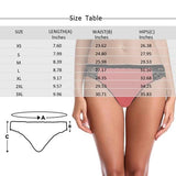 FacePajamas Women Underwear Custom Face Booty Underwear Personalized Photo Sexy Women's Lace Panty Honeymoon Gift Valentine's Day Gift