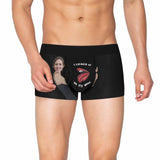 FacePajamas Men Underwear Custom Face I Licked It Men's Pocket Boxer Briefs Put Your Face on Underwear with Custom Image