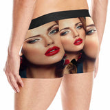 FacePajamas Men Underwear Custom Face Men's?Undies Look at You Men's Boxer Briefs Design Your Own Custom Underwear For Valentine's Day Gift