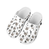 FacePajamas Hole Shoes-2ML-ZD Custom Face Pet Footprint Hole Shoes Personalized Photo Clog Shoes Unisex Adult Funny Slippers (DHL is not supported)