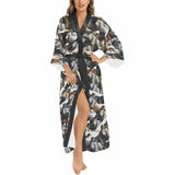 FacePajamas Pajama Robe Custom Photo Couple Women's Long Pajamas Personalized Photo Long Pajamas Kimono Robe