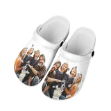 FacePajamas Hole Shoes-2ML-ZD Custom Photo Hole Shoes Personalized Photo Clog Shoes Unisex Adult Funny Slippers (DHL is not supported)