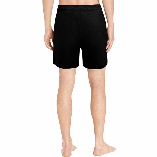 FacePajamas Swim Shorts Custom Photo & Name Swimming Trunks Best Dad Men's Quick Dry Swim Shorts with Face for Father