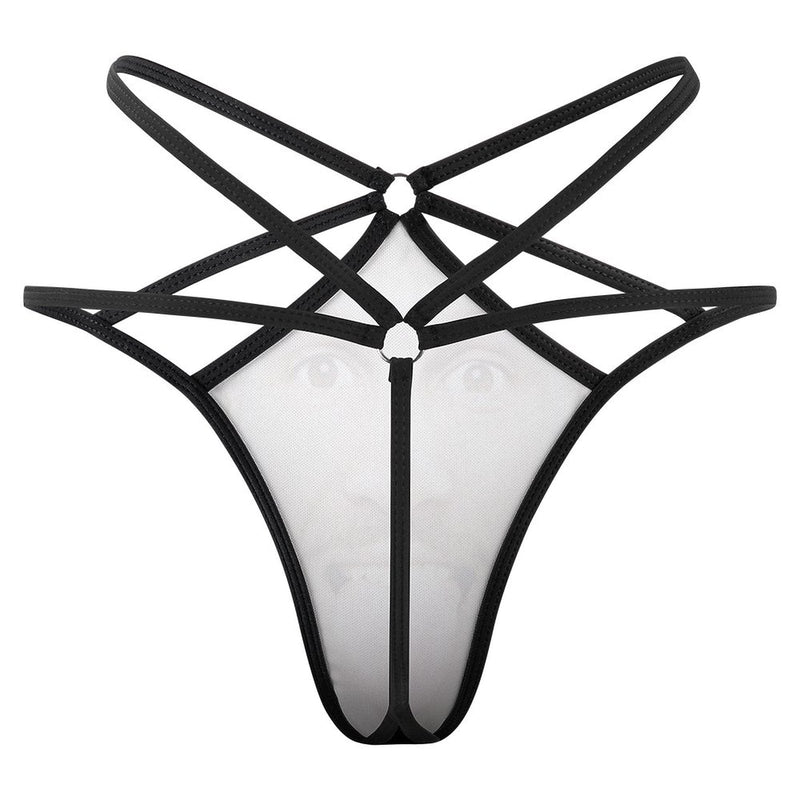 FacePajamas Women Underwear-1YN-SDS Custom Sexy Thongs T-Back Underwear for Women Personalized Lover Face Women's G-String Panties