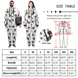 FacePajamas Pajama Adult Onesie Funny Flannel Fleece Adult Onesie Pajamas Custom Face Christmas Red-Green Splice Jumpsuit Homewear