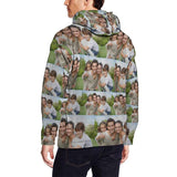 FacePajamas Hoodie [High Quality] Custom Photo Stitching Men's All Over Print Hoodie