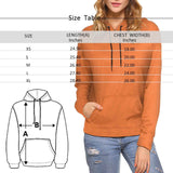 FacePajamas Hoodie-W [High Quality] Custom Photo Women's Hoodie with Pocket Personalized Gifts for Her