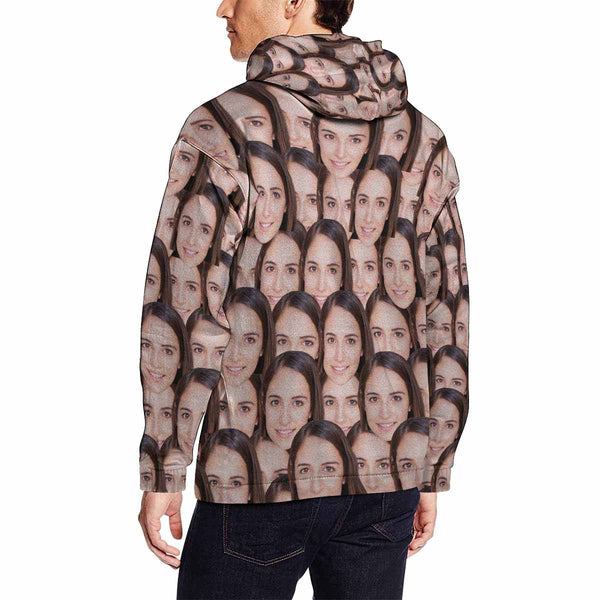 FacePajamas Hoodie [High Quality] Custom Seamless Face Men's All Over Print Hoodie