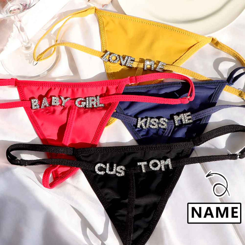 FacePajamas Women Underwear-1YN-SMT Personalized DIY Name Alphabet Underwear Waist Body Jewelry Panties Body Chain Women Underwear(DHL is not supported)